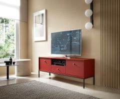 Homlando TV stolek MONO MRTV154 se zásuvkou 154 cm tmavočervené