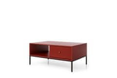 Homlando Konferenční stolek MONO ML104 cm se zásuvkou 104 cm tmavočervené