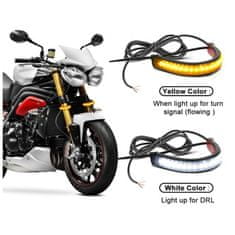 motoLEDy DRL FLEX LED denní svícení + dynamické pokyny pro motocykly