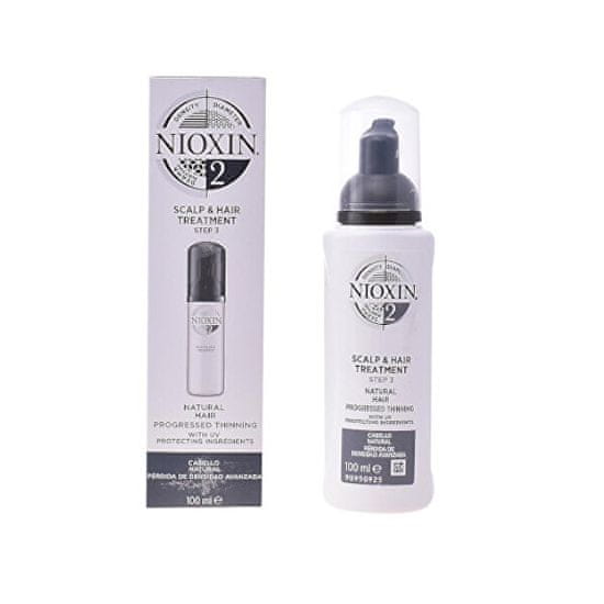 Nioxin Vlasová kúra pro jemné výrazně řídnoucí přírodní vlasy System 2 (Scalp & Hair Treatment) 100 ml