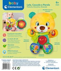 Clementoni Baby Interaktivní medvídek Knoflík CZ/SK/HU