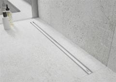 Mexen Flat 360 slim podlahový žlab 80 cm otočný bílá (1241080)