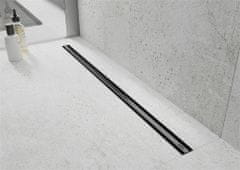 Mexen Flat 360 slim podlahový žlab 80 cm otočný černá (1741080)