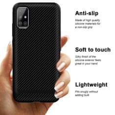 OEM Pouzdro	Carbon protect pro Samsung Galaxy A11 A115 - černé