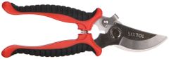 SIXTOL Zahradní nůžky, délka 190 mm, ergonomická rukojeť