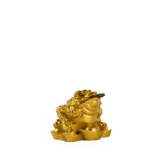 Feng shui Harmony Zlatá trojnohá žába 4cm