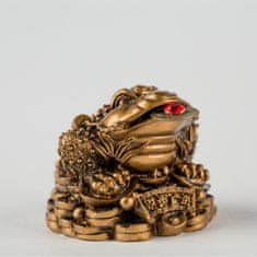 Feng shui Harmony Zlatá trojnohá žába 5cm