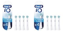 2x Oral-B iO Ultimate Clean kartáčkové hlavy white