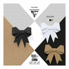 Clairefontaine Papíry na origami 20x20cm (60ks) kraft