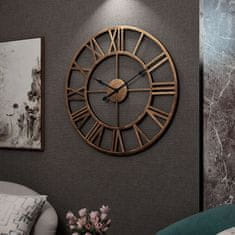 Designové nástěnné hodiny ROMA Bronz 50cm