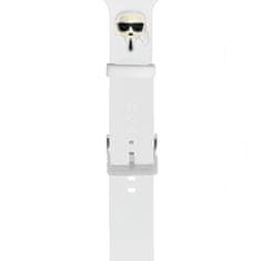 Karl Lagerfeld Ikonik řemínek pro Apple Watch 38/40mm, bílý 40mm