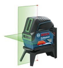 Bosch Cross Line Laser Gcl 2-15G + Držák Rm1, Zelený Paprsek