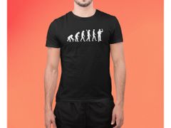 Fenomeno Pánské tričko - Evoluce šipkaře - černé Velikost: S