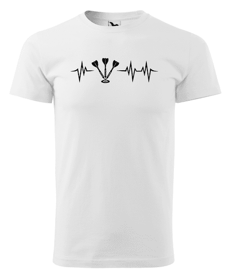 Fenomeno Pánské tričko - Tep(šipky) - bílé Velikost: S