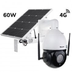 Secutek Otočná 4G PTZ IP kamera SBS-NC79G-30X se solárním dobíjením 60W / 40A
