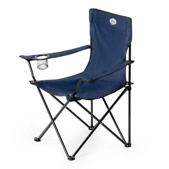 NILLS CAMP skládací židle NC3044, modrá