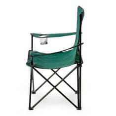NILLS CAMP skládací židle NC3044, zelená