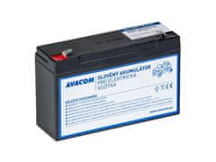Avacom Náhradní baterie (olověný akumulátor) 6V 12Ah do vozítka Peg Pérego F1