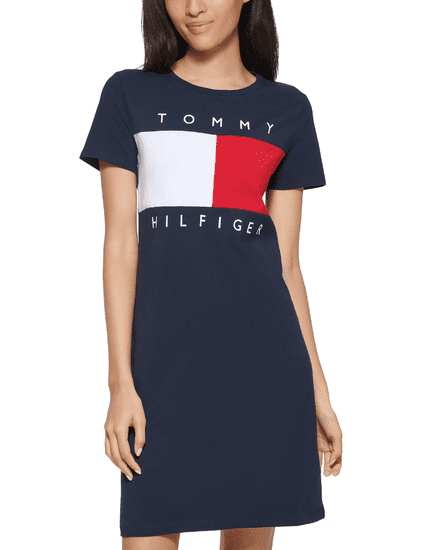Tommy Hilfiger Tommy Hilfiger dámské šaty Flag Dress modré