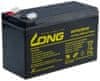 baterie Long 12V/9Ah, olověný akumulátor HighRate F2