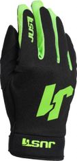 JUST 1 HELMETS Moto rukavice JUST1 J-FLEX černo/neonově zelené M