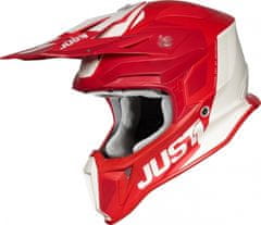 JUST 1 HELMETS Moto přilba JUST1 J18 PULSAR matná červeno/bílá XL