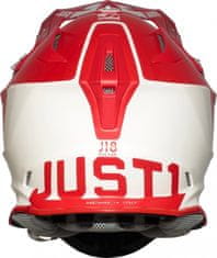 JUST 1 HELMETS Moto přilba JUST1 J18 PULSAR matná červeno/bílá XL
