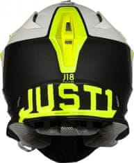 Moto přilba JUST1 J18 PULSAR neonově žluto/bílo/černá XS