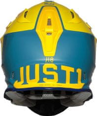 JUST 1 HELMETS Moto přilba JUST1 J18 PULSAR matná žluto/modrá S