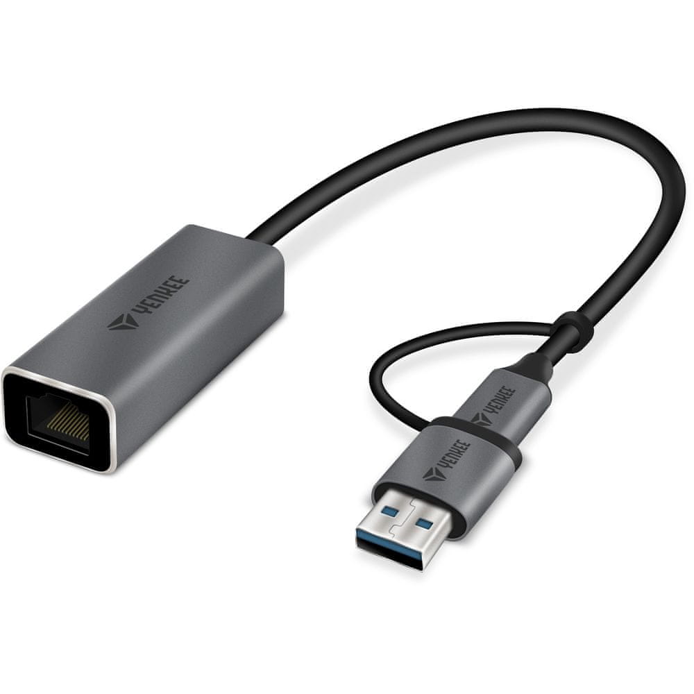 Yenkee USB-C na RJ-45 Ethernet YTC 013 - zánovní