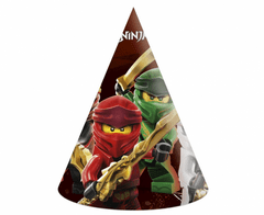 Procos Papírové kloboučky Lego Ninjago - 6 ks