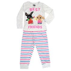 Eplusm Dívčí bavlněné pyžamo "Bing" šedá 98 / 2–3 roky