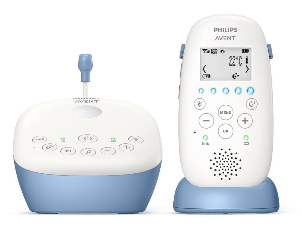 Levně Philips Avent Baby DECT monitor SCD735