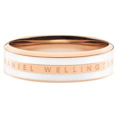 Daniel Wellington prsten Classic Satin White Rose gold 58mm DW00400044