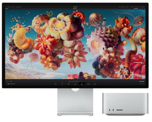 Apple Mac Studio 2022 exkluzivní počítač pracovní kancelář home office zábava domácí stolní nádherný design zpracování 