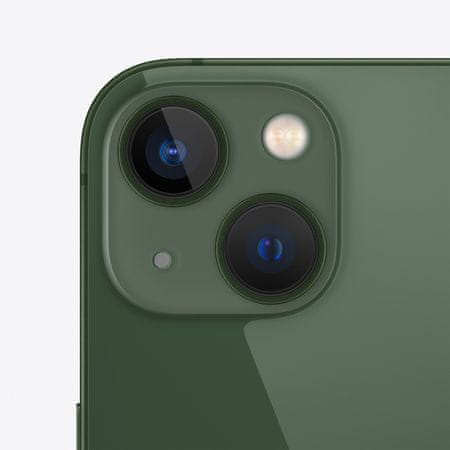 Apple iPhone 13, duální širokoúhlý ultraširokoúhlý fotoaparát vylepšený noční režim optická stabilizace obrazu Smart HDR