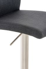 BHM Germany Barová židle Cadiz, textil, ocel / tmavě šedá