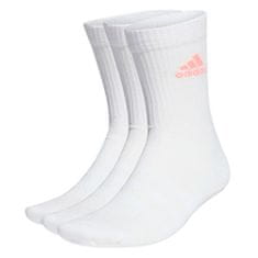 Adidas Ponožky , CUSH CRW 3PP | HE4994 | WHITE/BLURUS/ACIRED/ | XL