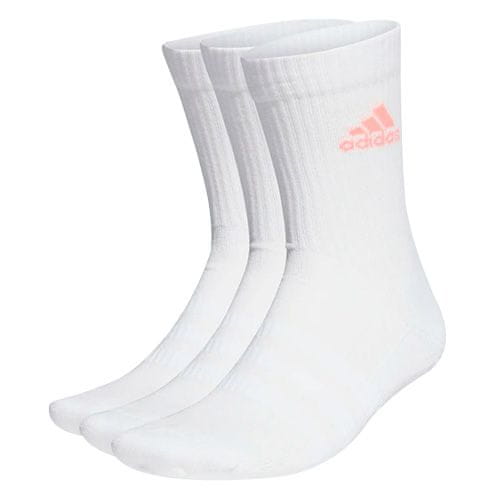 Adidas Ponožky , CUSH CRW 3PP | HE4994 | WHITE/BLURUS/ACIRED/ | M