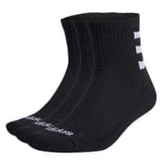 Adidas Ponožky , HC 3S QUART 3pp | HD2212 | BLACK/BLACK/BLACK | S