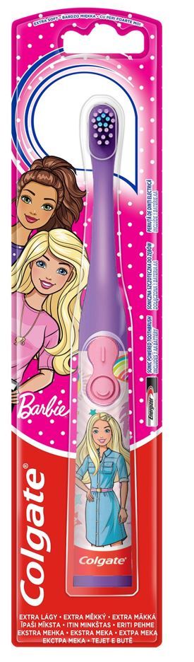 Levně Colgate Kids Barbie sonický bateriový zubní kartáček 1ks