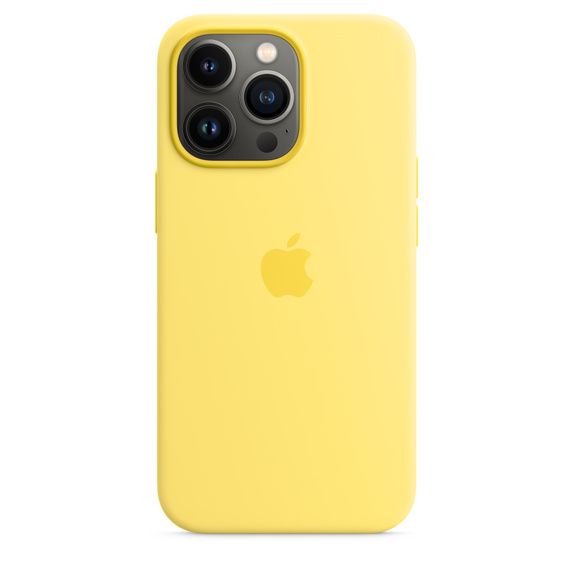 Apple Silikonový kryt s MagSafe na iPhone 13 Pro MN6A3ZM/A, žlutý
