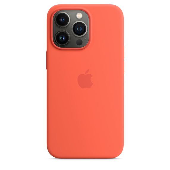 Apple Silikonový kryt s MagSafe na iPhone 13 Pro MN683ZM/A, oranžový