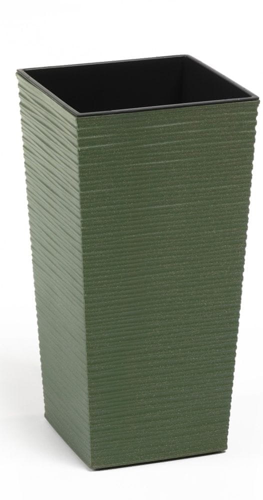 Levně Lamela Finezia Eco wood dluto, zelená, 300x300x570 mm