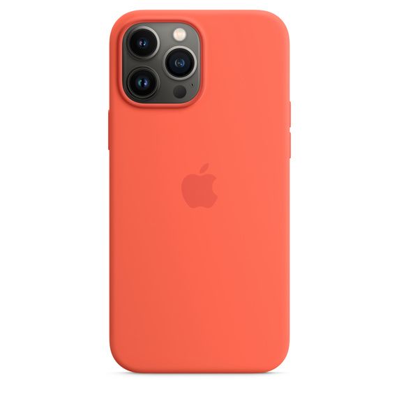 Apple Silikonový kryt s MagSafe na iPhone 13 Pro Max MN6D3ZM/A, oranžový
