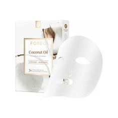 Foreo Vyživující plátýnková maska pro dehydratovanou pleť Coconut Oil (Nourishing Sheet Mask) 3 x 20 g