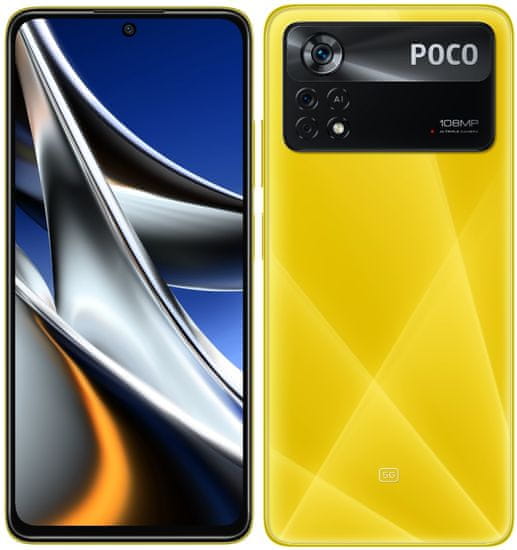 POCO X4 Pro 5G, 6GB/128GB, Yellow