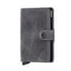 Šedá peněženka SECRID Miniwallet Vintage Grey-Black