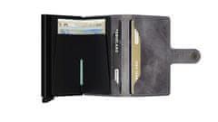 Secrid Šedá peněženka SECRID Miniwallet Vintage Grey-Black