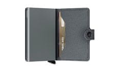 Secrid Šedá peněženka SECRID Miniwallet Carbon Cool Grey